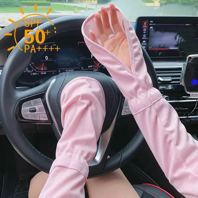 Women's Summer Sunscreen Sleeves Breathable Horseshoe