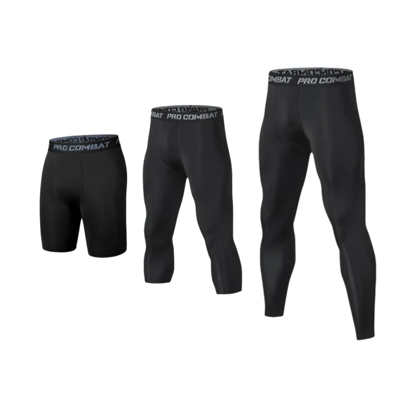 Mens Compression Pants Tights Cool Dry Leggings Sports