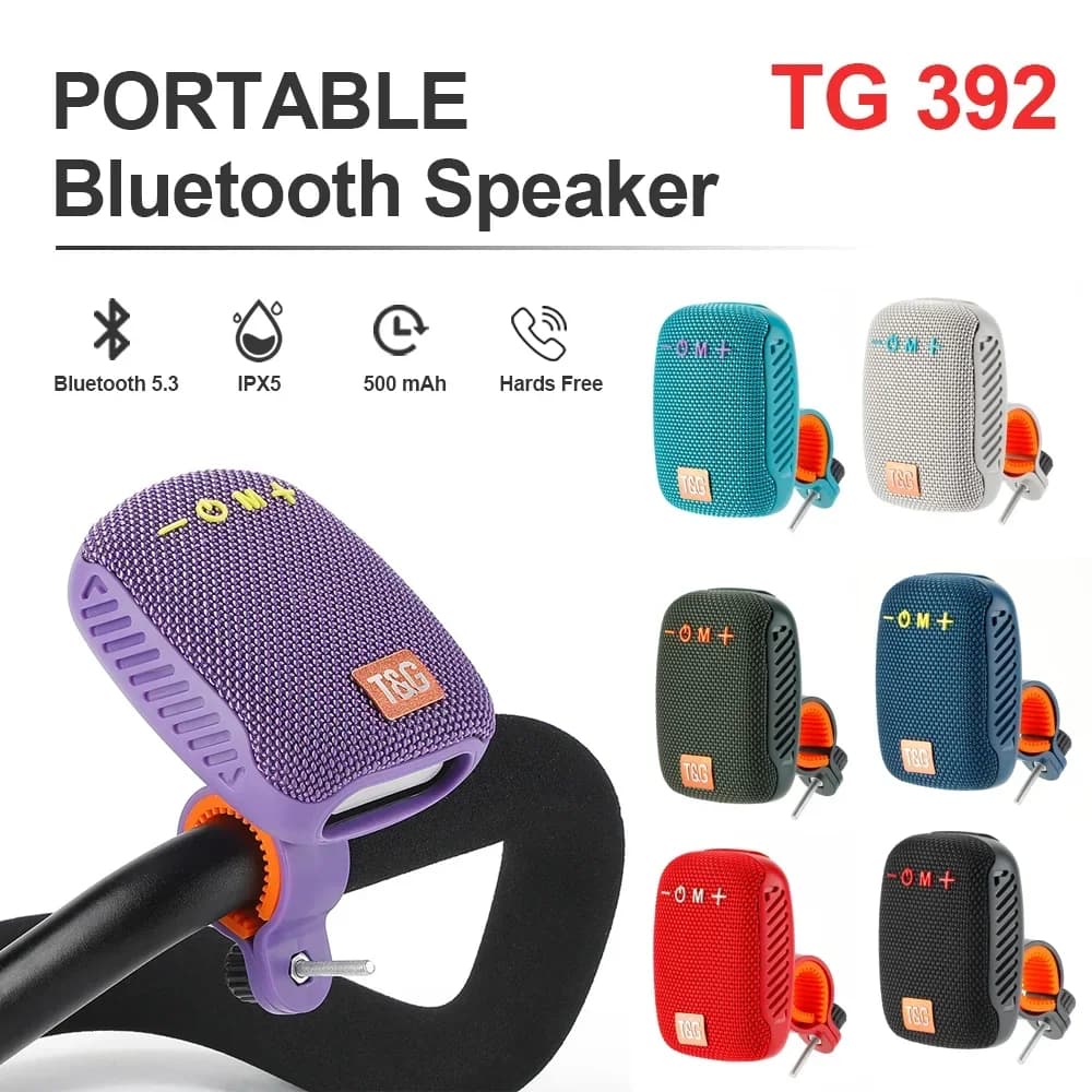 Outdoor Bicycle TG392 Portable Bluetooth Speaker TWS
