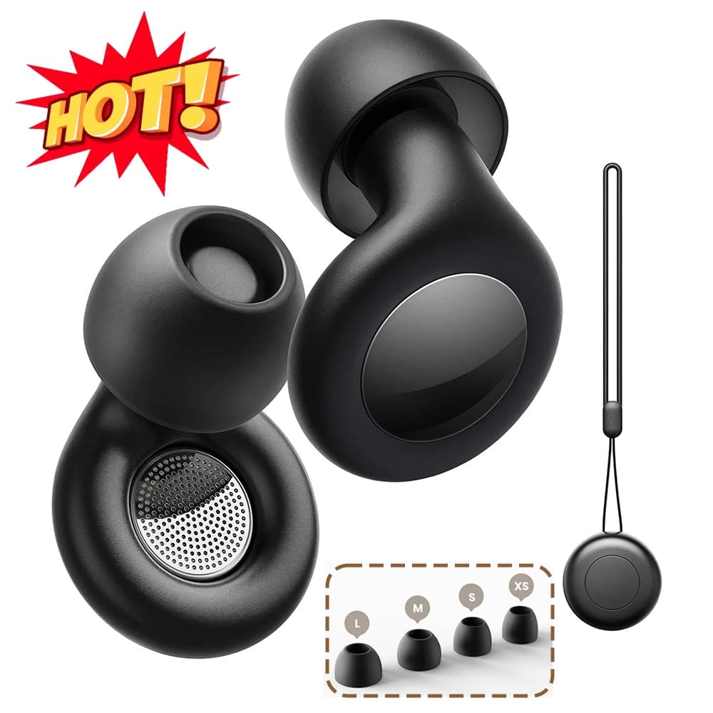 Silicone Ear Plugs for Sleeping 25dB Noise Cancelling