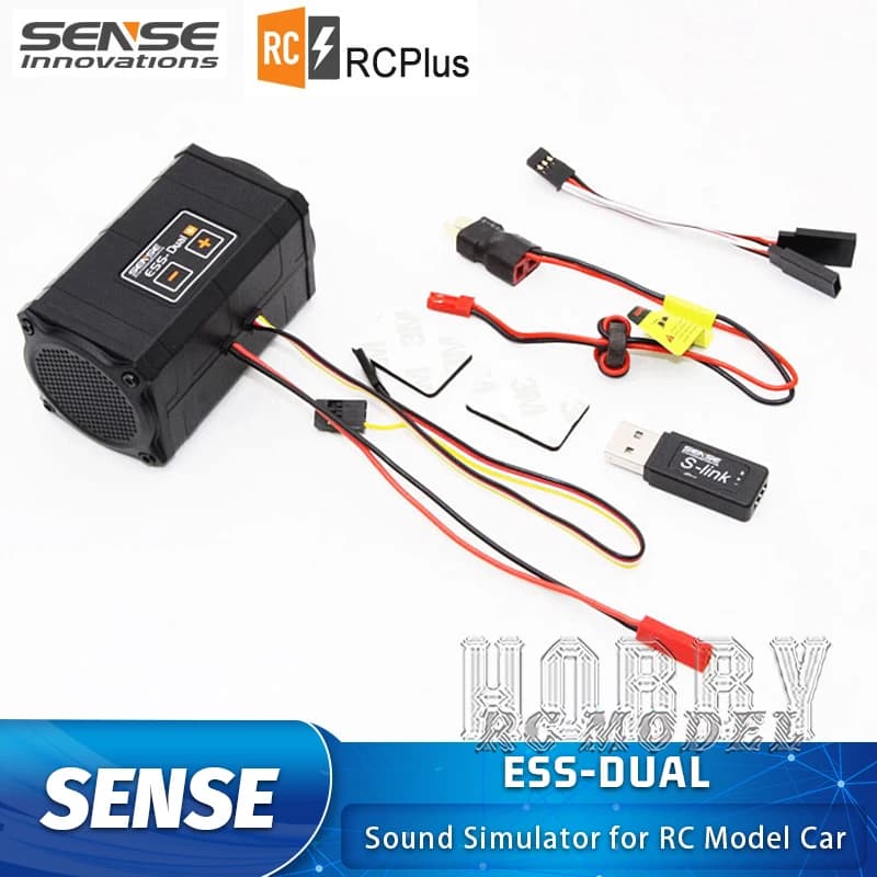 SENSE ESS-DUAL 2 Speakers Engine Sound Simulator for RC
