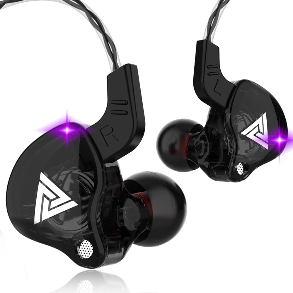 QKZ AK Ear Earphone 6 Dynamic Driver Unit Headphone With