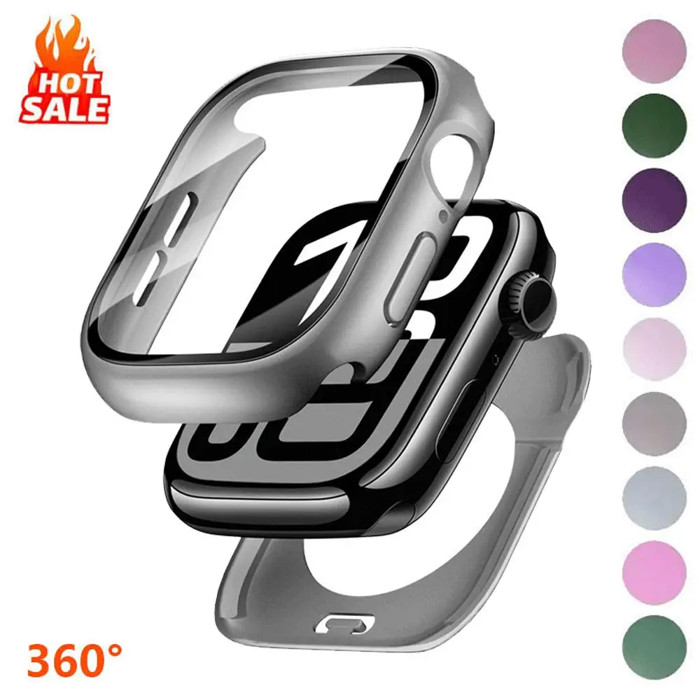 360 Full Waterproof Case Tempered Glass Protection for
