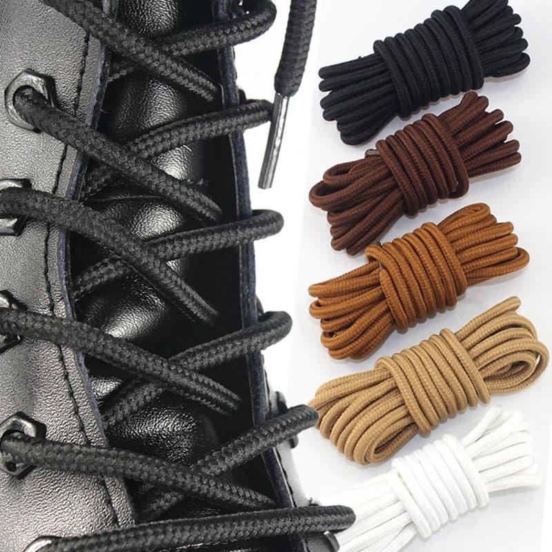 Classic Round Shoelaces Durable Polyester Solid Shoe laces