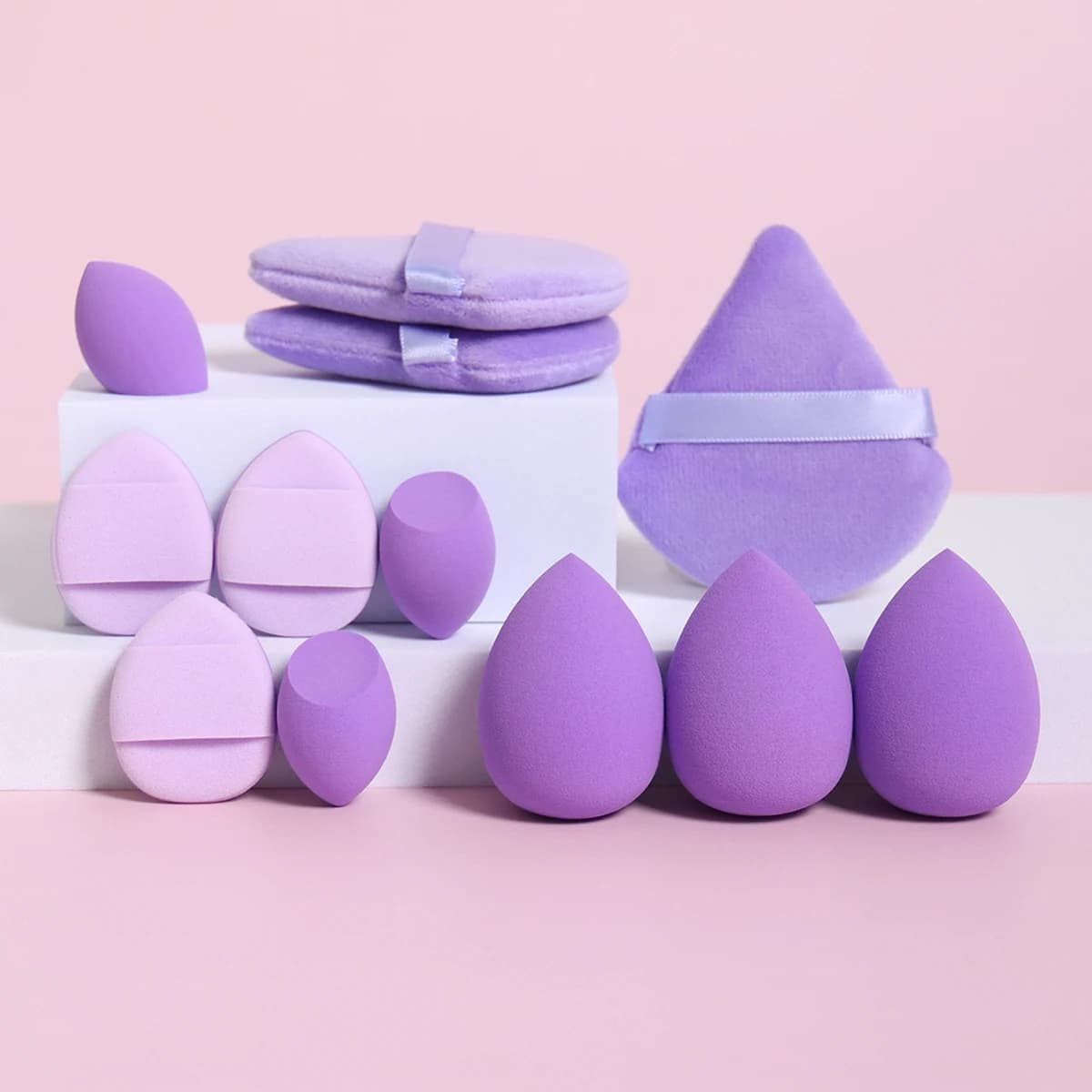 12-Piece All-Purpose Makeup Sponge Set, Made of 3 Loose