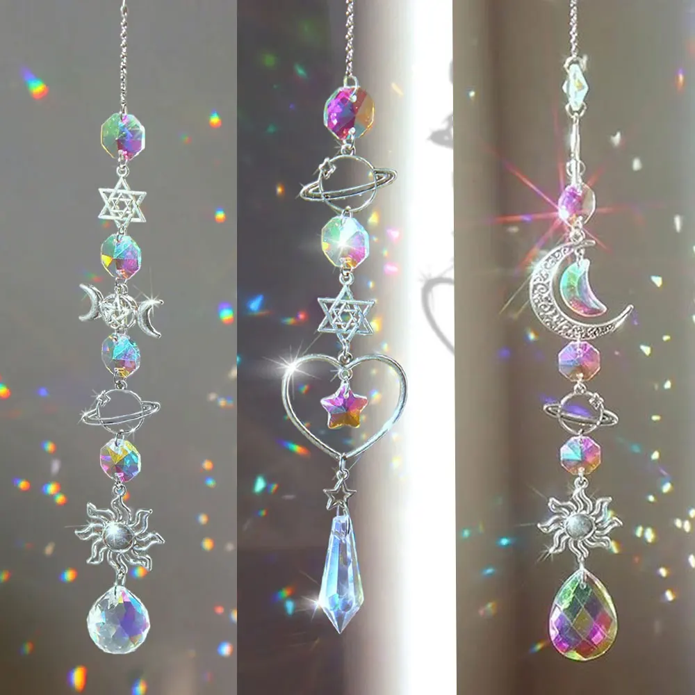 Crystal Wind Chime Rainbow Maker Sun Catcher Dream Catcher
