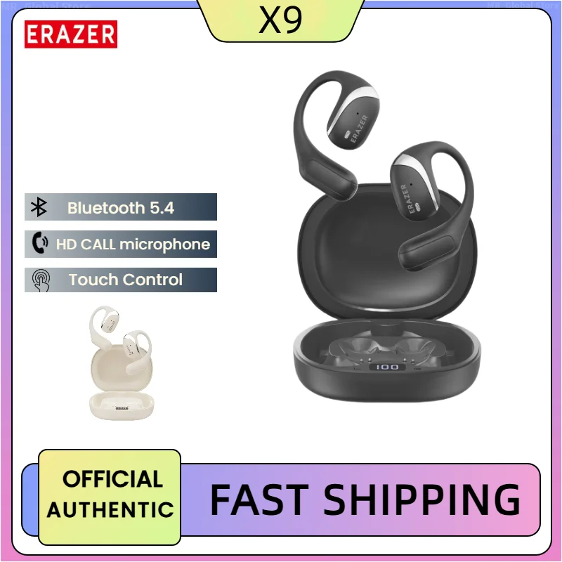 Original ERAZER X9 Wireless Headphones OWS HiFi Stereo