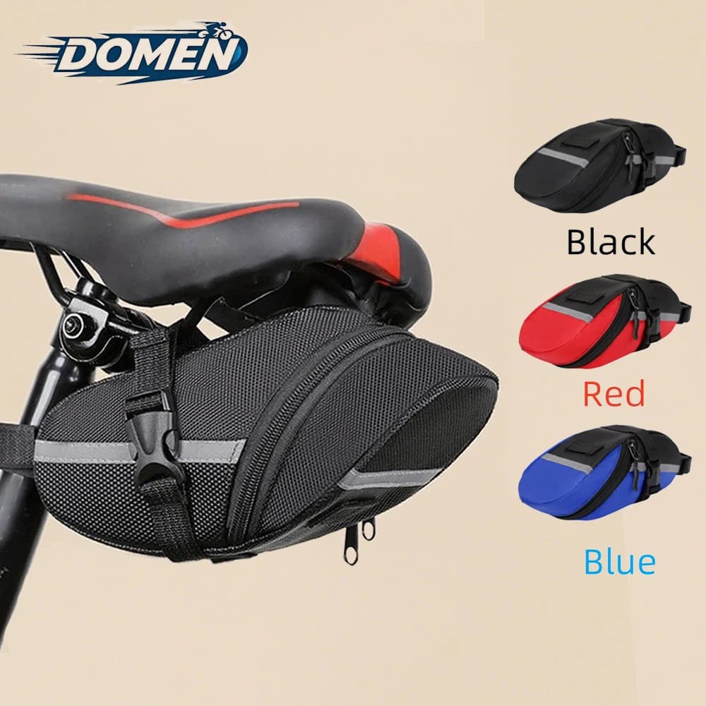 DOMEN Bicycle WaterProof Saddle Bag Bicycle Reflective