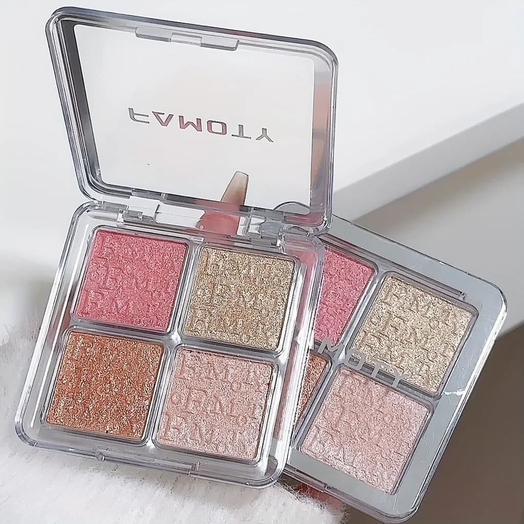 4 Color Face Highlighter Palette Illuminator Palette