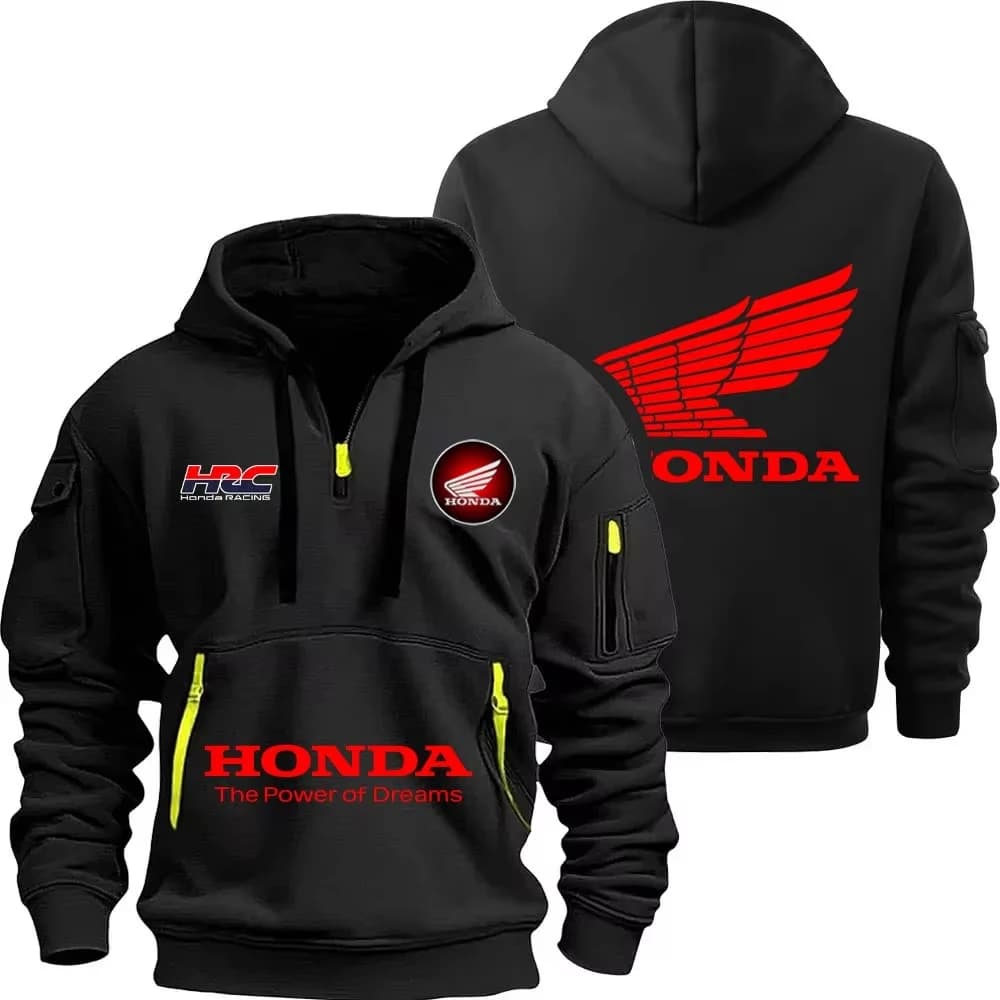 Honda zipper hoodie outdoor sports enthusiasts new men and