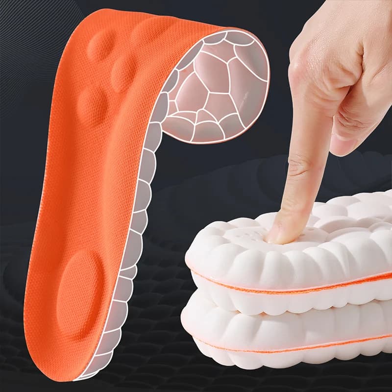 Latex Sport Insoles Soft High Elasticity Shoe Pads