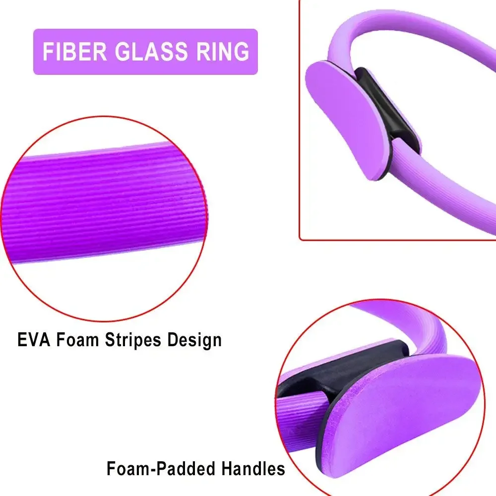Yoga Fitness Ring Pilates Ring Women Girl Exercise Home Resistance Elasticity Yoga Gym Workout Pilat