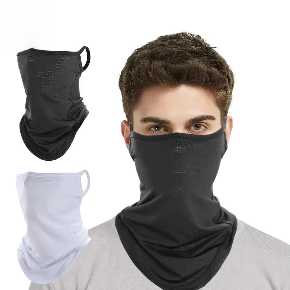Breathable Scarf Half Face Mask Summer Quick-drying Neck