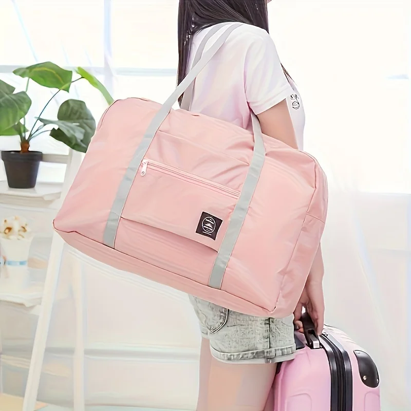 Foldable Travel Duffel Bag for Airlines Carry on and Girls