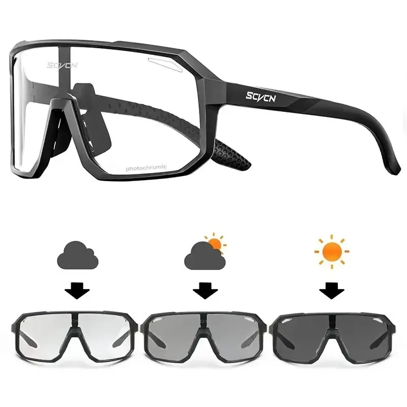 Cycling Glasses Photochromic Sunglasses Men Women Mountain Bike Road Eyewear
