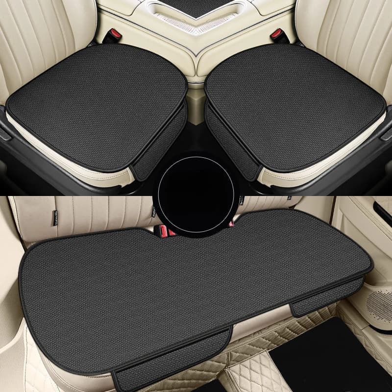 Cool Car Seat Cover Breathable Fabric Front Cushion Rear
