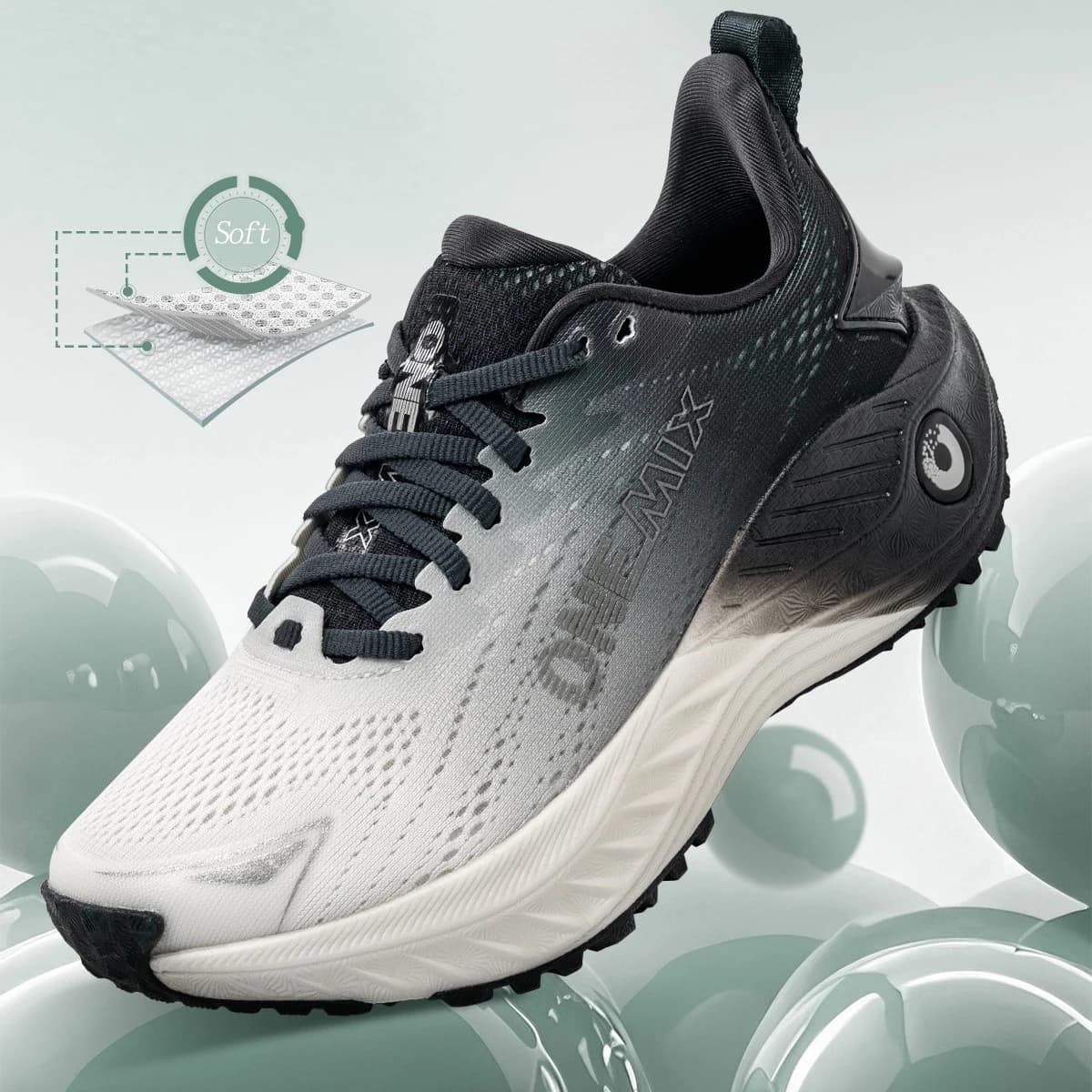 ONEMIX Running Shoes Breathable Jogging Men Lightweight