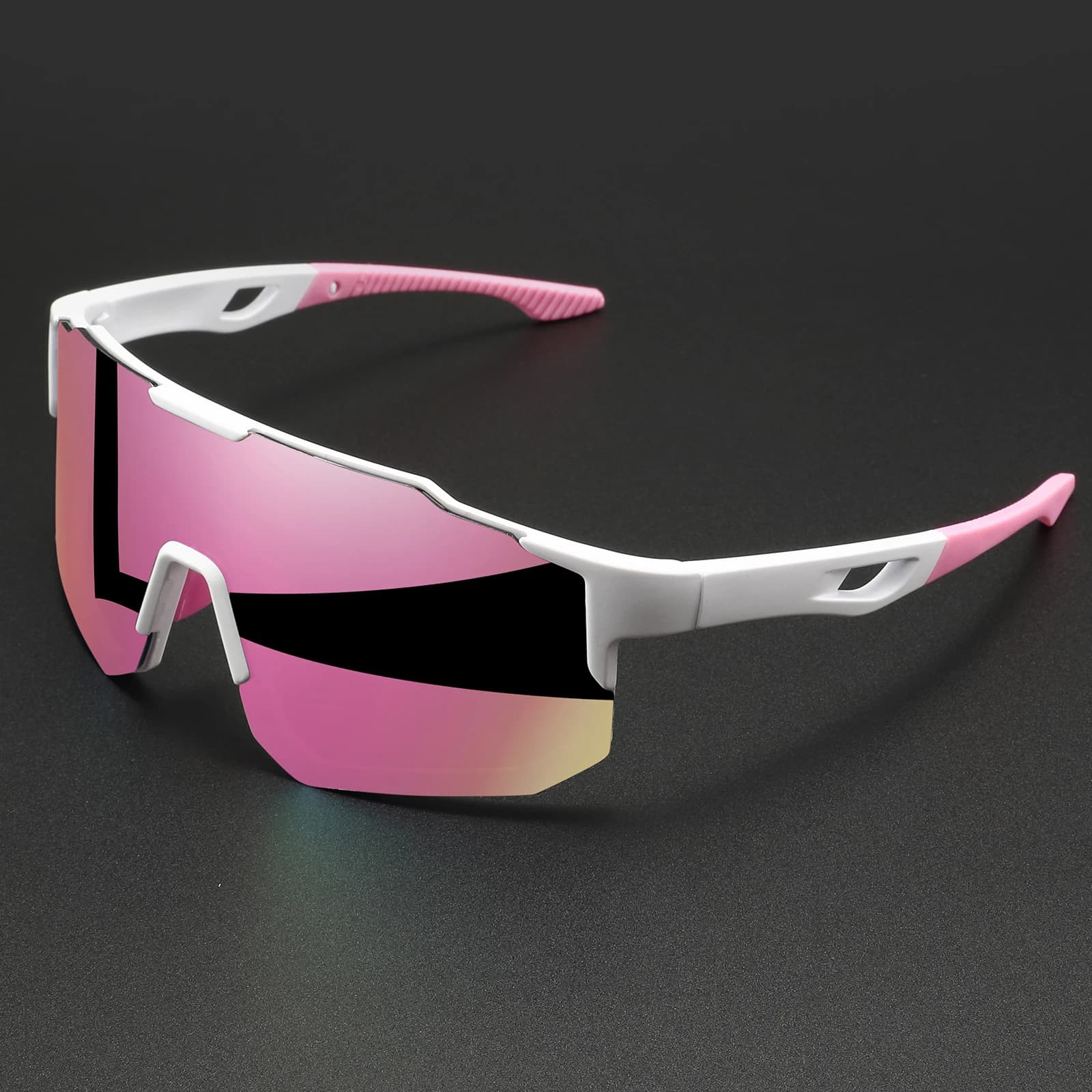 Oversized Colorful Sports Sunglasses