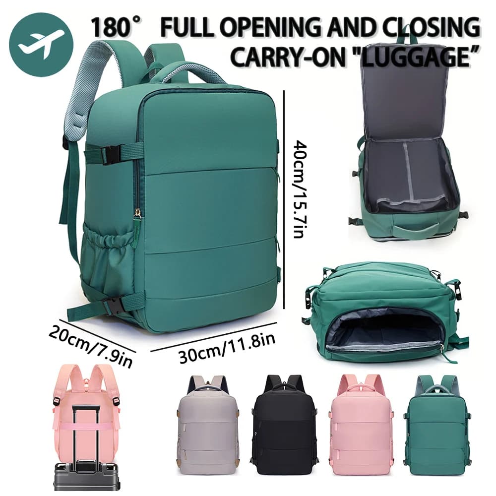 40X30X20Cm Boarding Travel Backpack, Compatible with Ryanair, Easyjet, and Wizardair Budget Backpacks (Select Products)