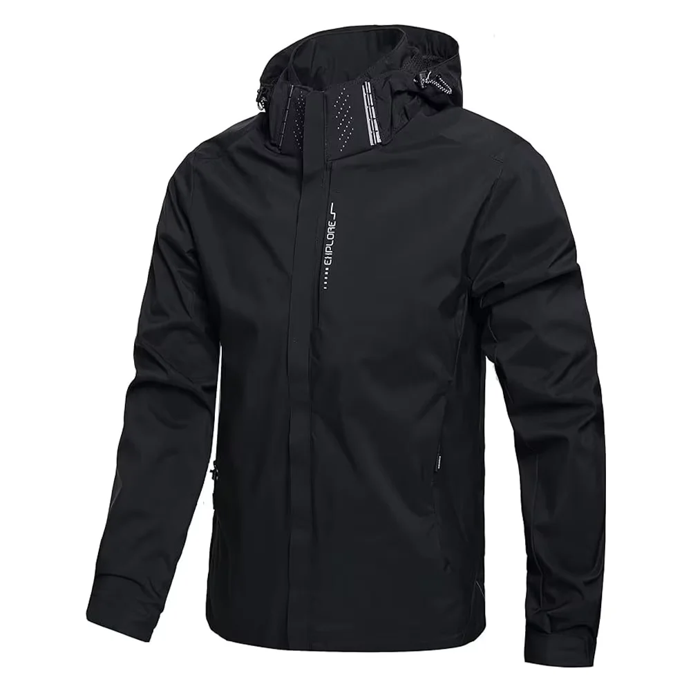Men's lightweight waterproof rain jacket