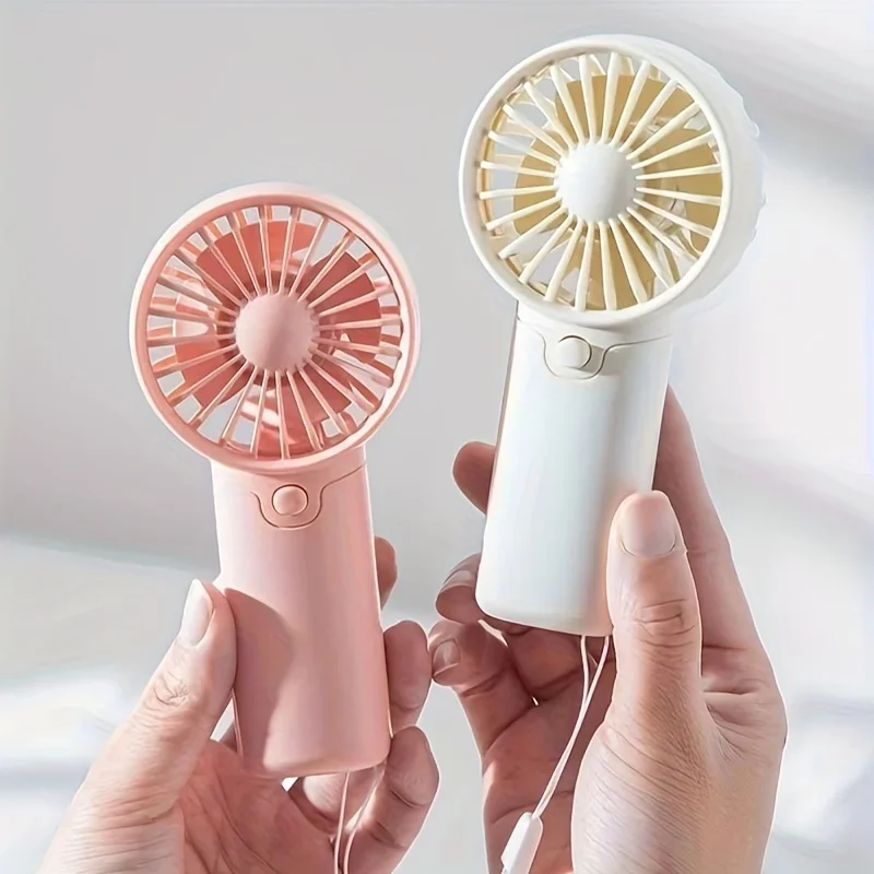 Cute Mini Fan Portable Handheld Lightweight Handy Pocket