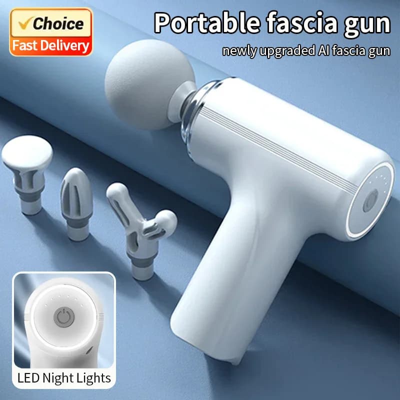 Portable AI Fascial Massage Gun Electric Percussion