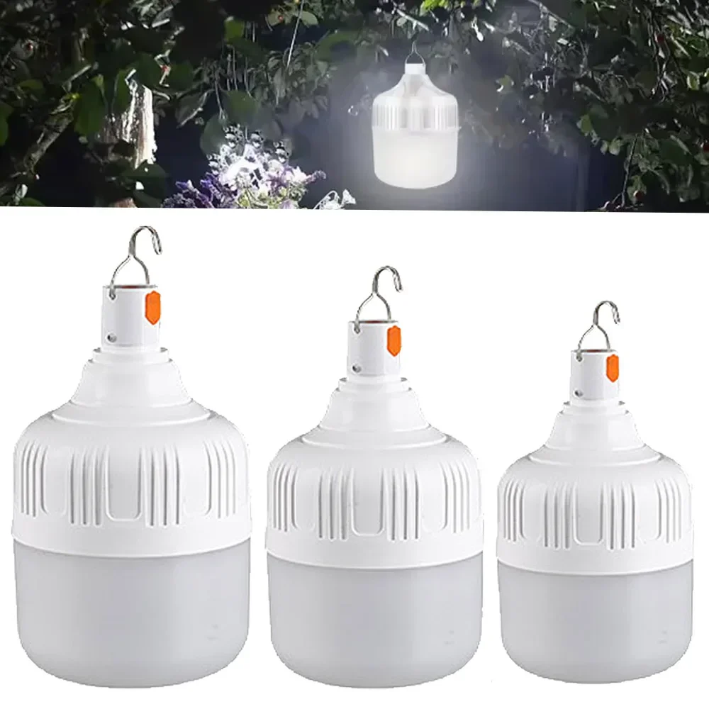 Rechargeable LED Camping Light Camp Emergency USB Bulbs