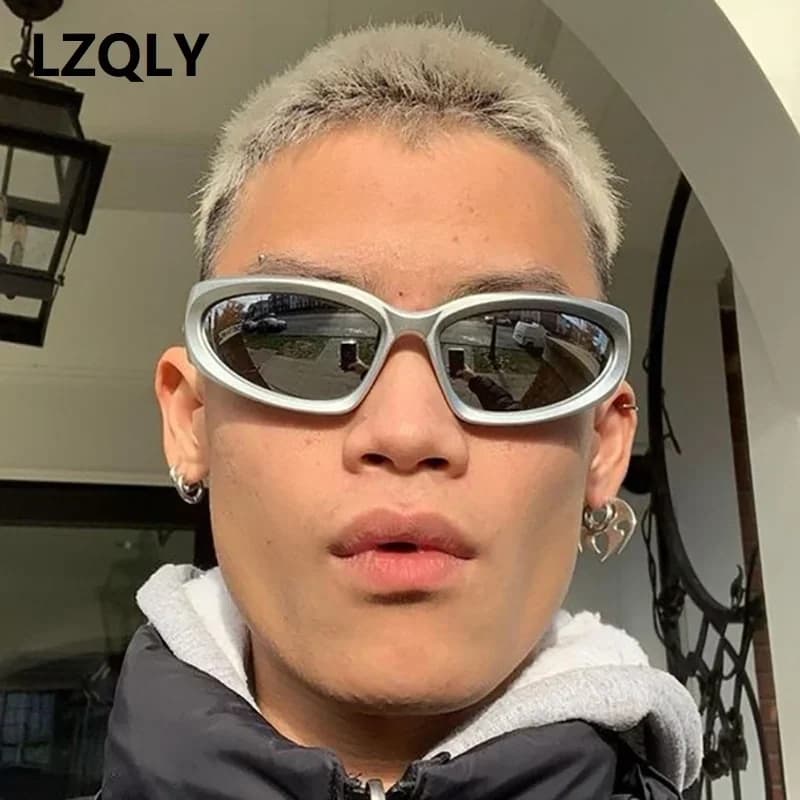 Y2k Punk Sports Sunglasses Women Brand Designer Sun