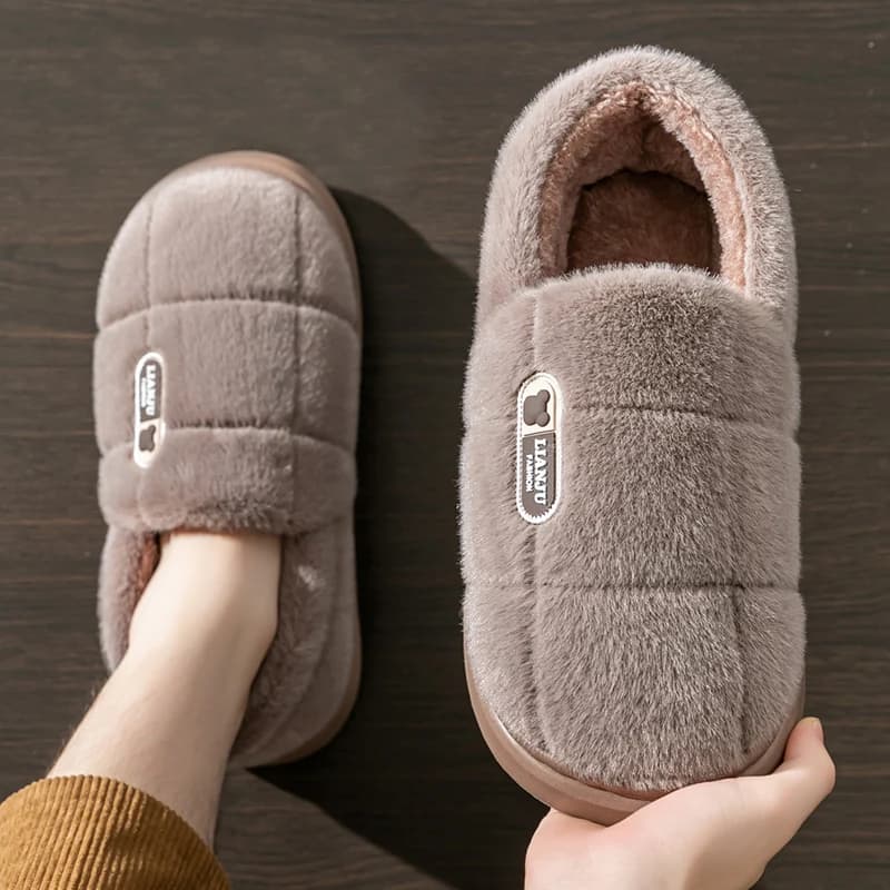 Side profile showing the EVA outsole and plush interior lining